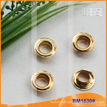 Inner 7.6MM Brass Eyelets for Garment/Bag/Shoes/Curtain BM1530